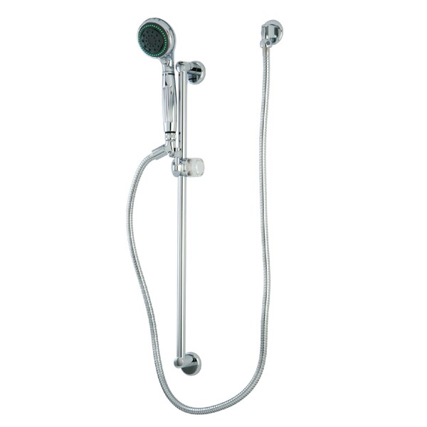 Kingston Brass Shower Combo, Polished Chrome, Wall Mount KSK1801W1 - main